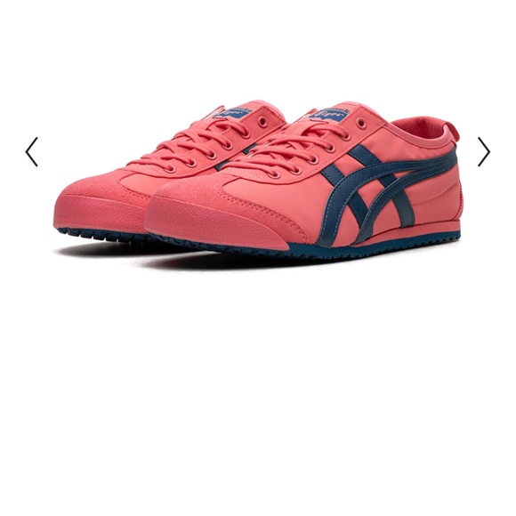 Onitsuka Tiger Mexico 66 Shoes in Pink Cameo. - Picture 2 of 8